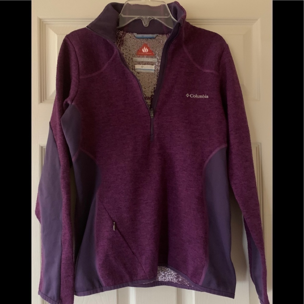 Columbia Omni heat quarter zip size S